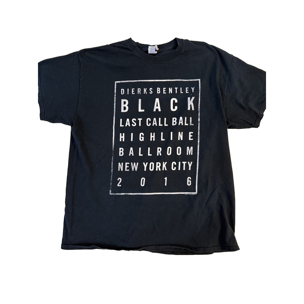 Dierks Bentley Country Music TShirt Mens XL 2016 Highline Ballroom NYC Concert‎
